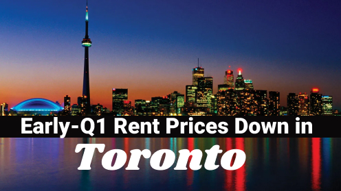 MrHunter.ca | Rent Prices in Toronto Continued to Plummet in Early Q1