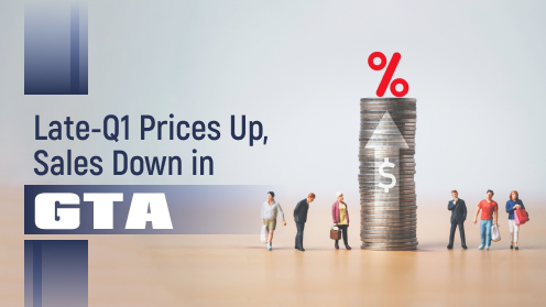 MrHunter.ca | Late-Q1 Shows Price Increase, Sales Decline in GTA