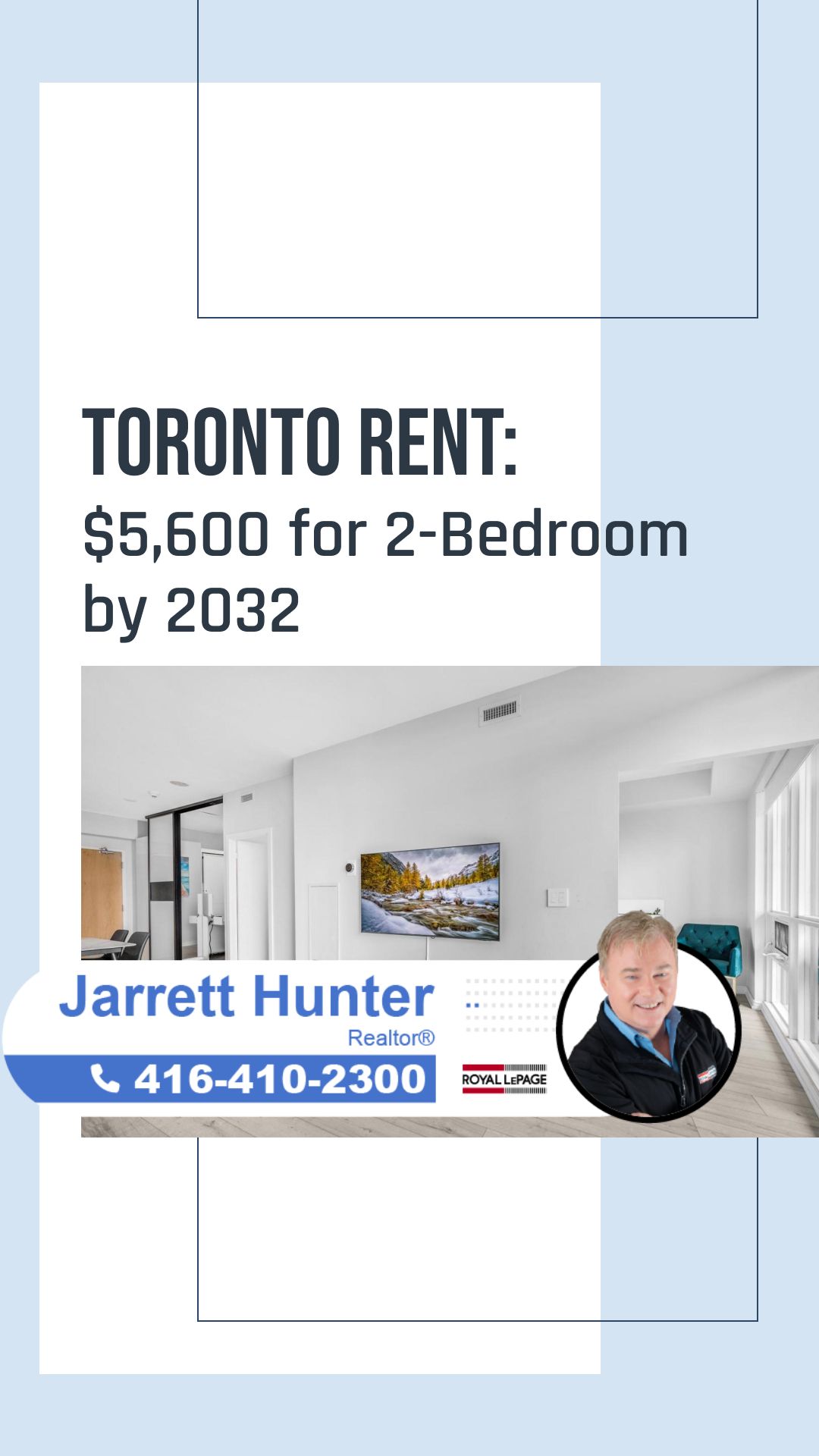 Toronto Rent: $5,600 for 2-Bedroom by 2032 | MrHunter.ca