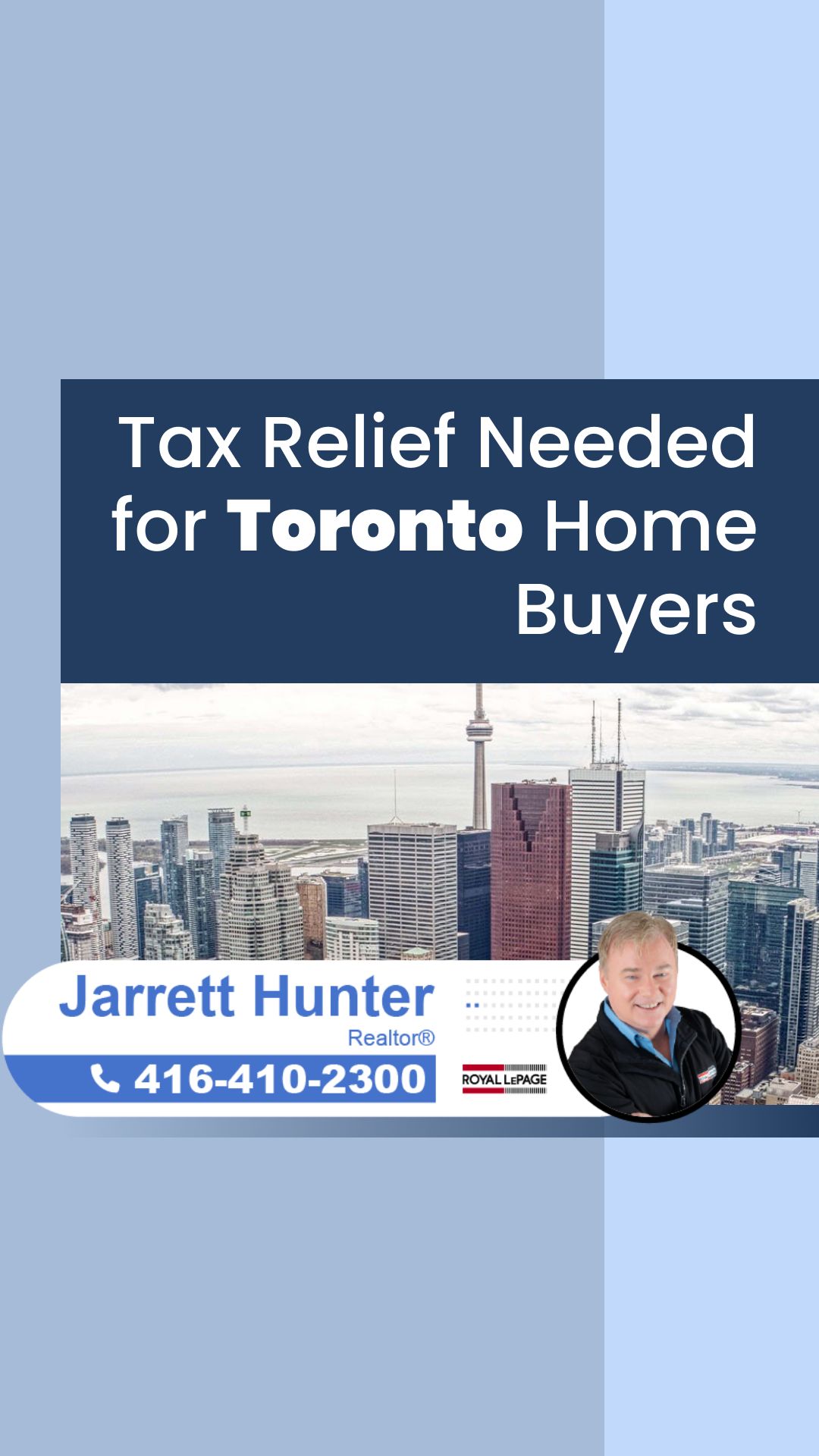 Tax Relief Needed for Toronto Home Buyers | MrHunter.ca