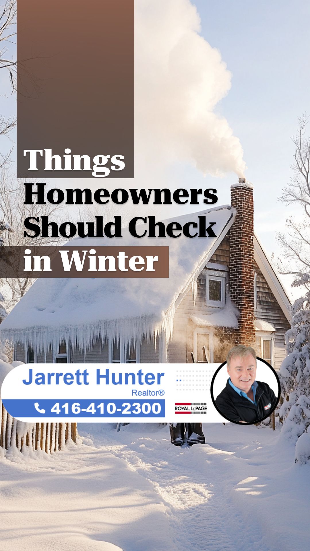 Things Homeowners Should Check in Winter | MrHunter.ca