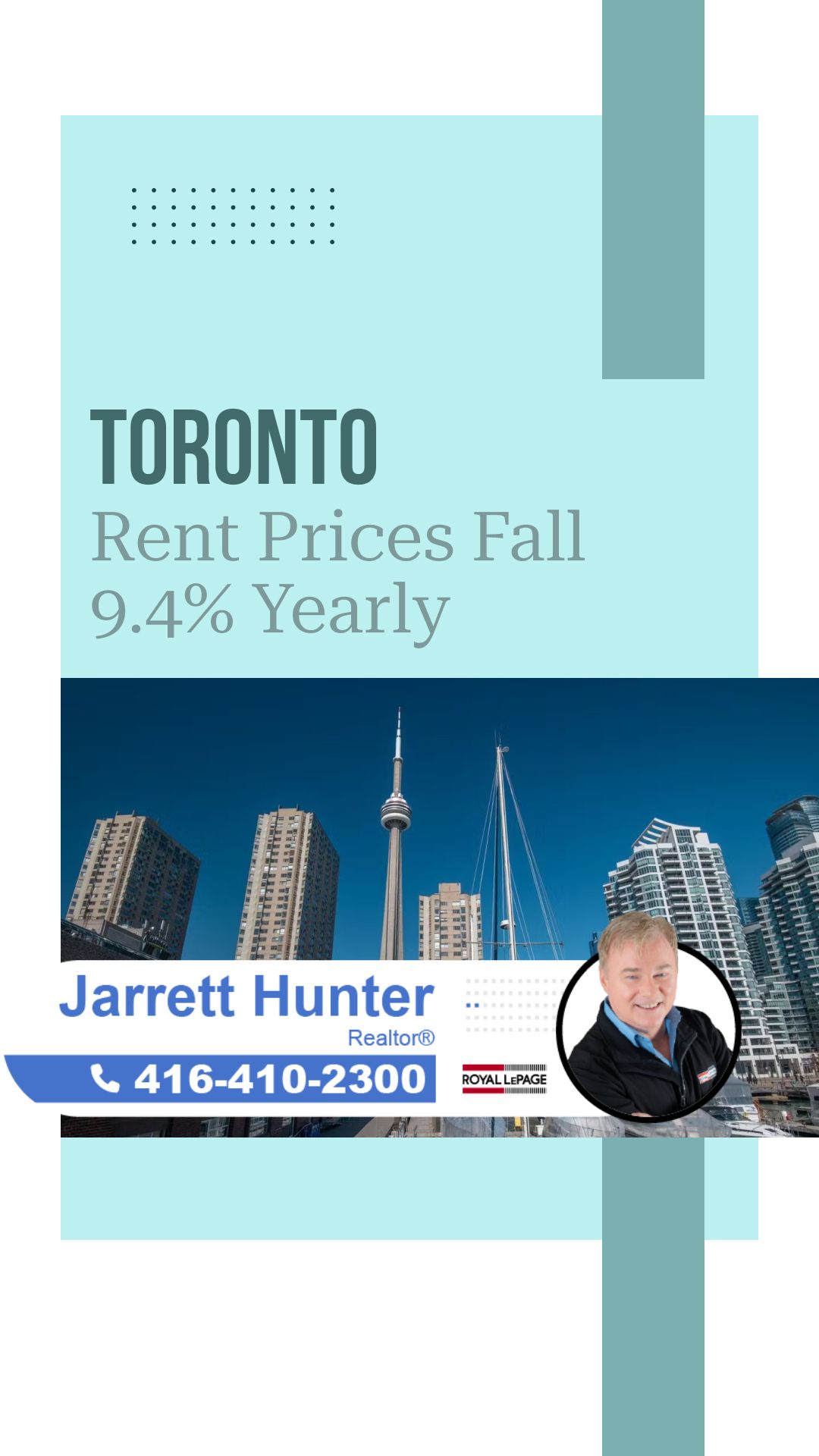Mid-Q4: Toronto Rent Prices Fall 9.4% Yearly | MrHunter.ca