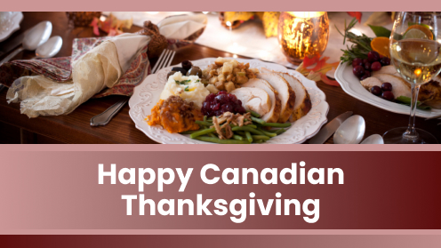 Happy Canadian Thanksgiving | MrHunter.ca